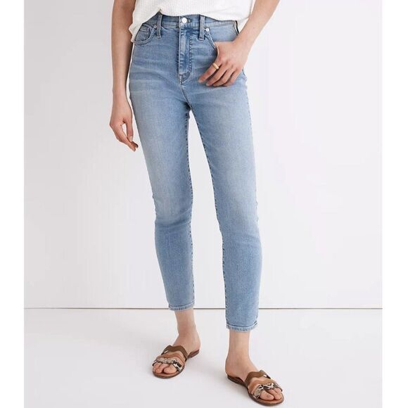 NEW Madewell 11" High-Rise Skinny Crop‎ Jeans Webb was,24 - Picture 3 of 16